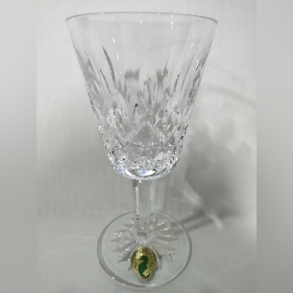 Waterford Crystal Lismore White Wine Glass 5.75"H, NEW